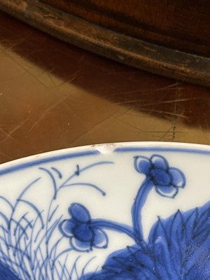 Lot 103 - Eight various blue and white porcelain plates