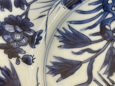 Lot 103 - Eight various blue and white porcelain plates