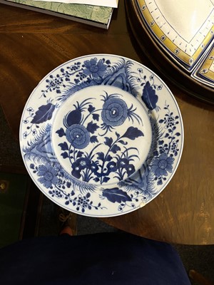 Lot 103 - Eight various blue and white porcelain plates