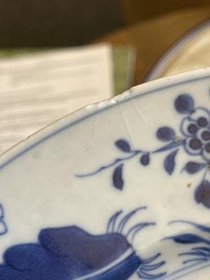 Lot 103 - Eight various blue and white porcelain plates