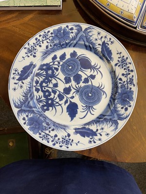 Lot 103 - Eight various blue and white porcelain plates