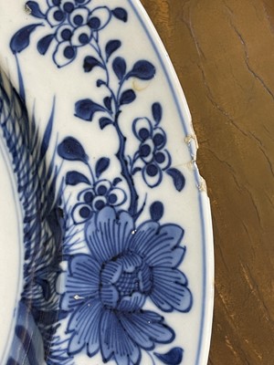 Lot 103 - Eight various blue and white porcelain plates