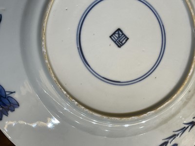 Lot 103 - Eight various blue and white porcelain plates
