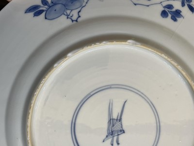 Lot 103 - Eight various blue and white porcelain plates