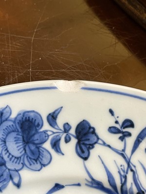 Lot 103 - Eight various blue and white porcelain plates