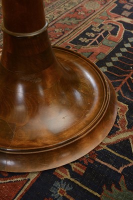 Lot 121 - A mahogany standard lamp