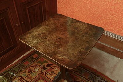 Lot 184 - A burr elm and oak occasional table