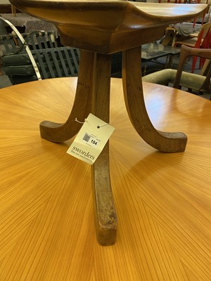 Lot 104 - An Austrian Arts and Crafts stool