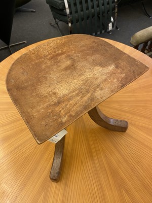 Lot 104 - An Austrian Arts and Crafts stool