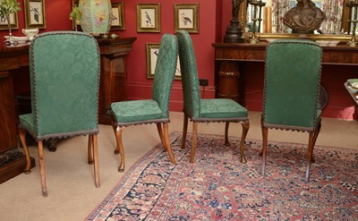 Lot 138 - A matched set of ten high back dining chairs