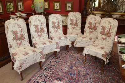 Lot 138 - A matched set of ten high back dining chairs