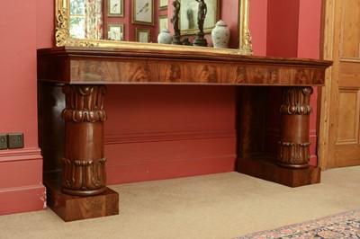 Lot 173 - A large Irish William IV mahogany serving table
