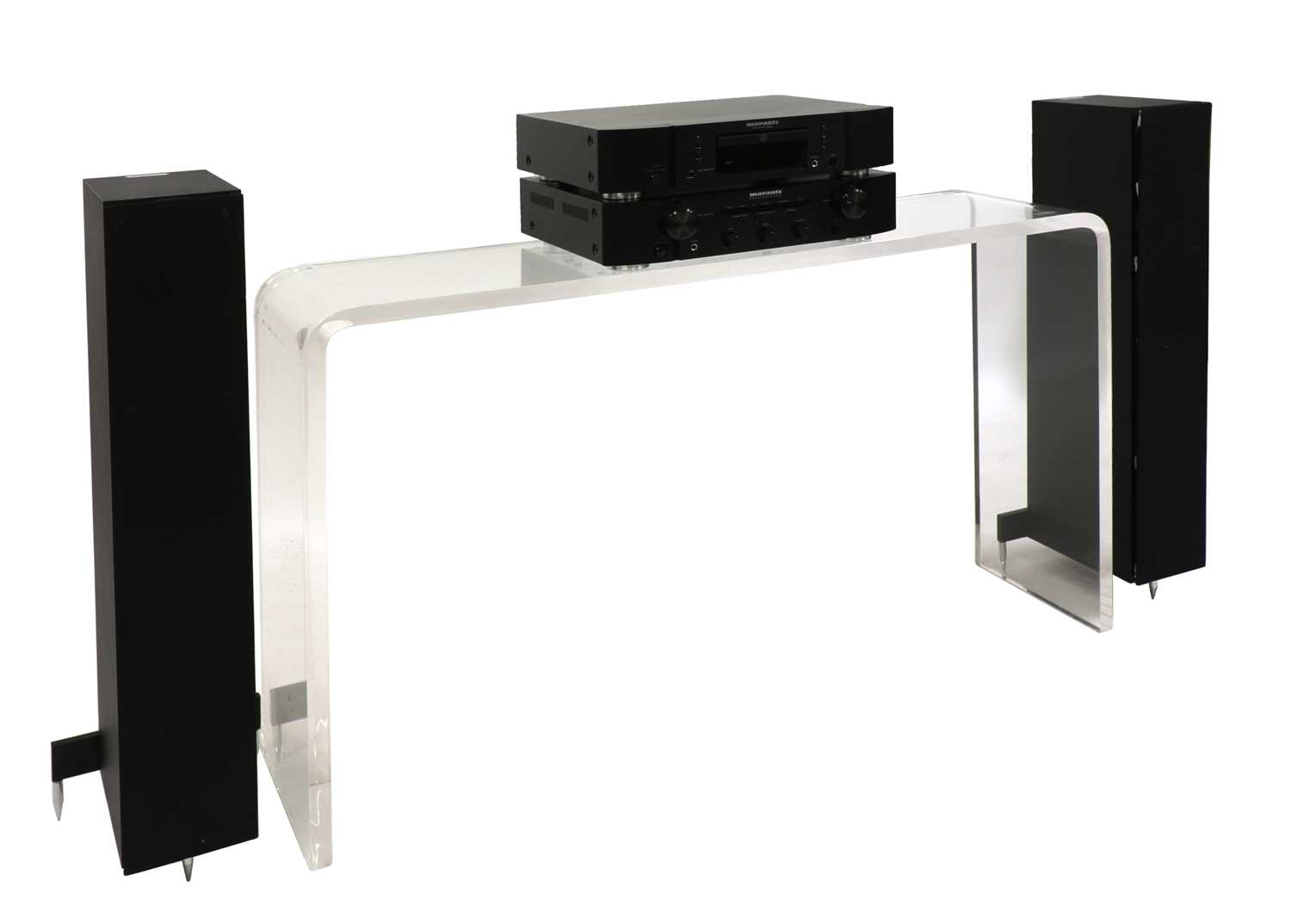 Lot 501 - A Marantz PM6003 integrated amplifier and a CD6003 CD player