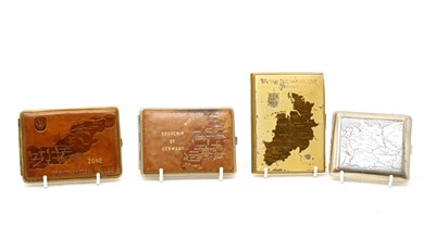 Lot 19 - A collection of seven 1940s commercially manufactured cigarette cases