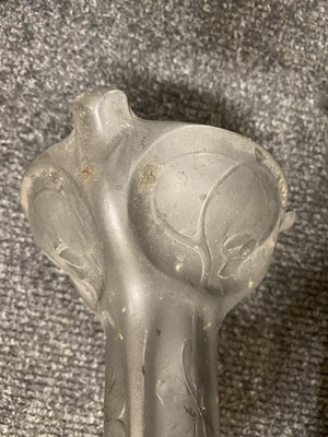 Lot 75 - A pair of Art Nouveau Kayserzinn pewter candlesticks