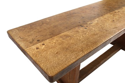 Lot 110 - A Robert 'Mouseman' Thompson dining table
