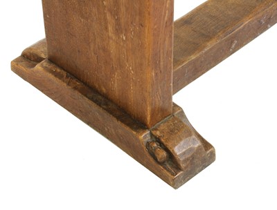 Lot 110 - A Robert 'Mouseman' Thompson dining table