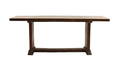 Lot 110 - A Robert 'Mouseman' Thompson dining table