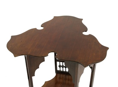 Lot 47 - A mahogany side table