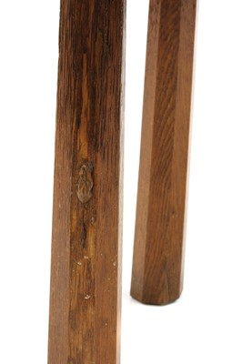 Lot 109 - A Robert 'Mouseman' Thompson burr oak table