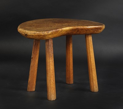 Lot 109 - A Robert 'Mouseman' Thompson burr oak table