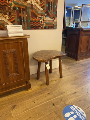 Lot 109 - A Robert 'Mouseman' Thompson burr oak table