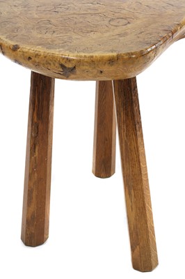 Lot 109 - A Robert 'Mouseman' Thompson burr oak table