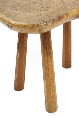 Lot 109 - A Robert 'Mouseman' Thompson burr oak table