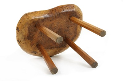 Lot 109 - A Robert 'Mouseman' Thompson burr oak table