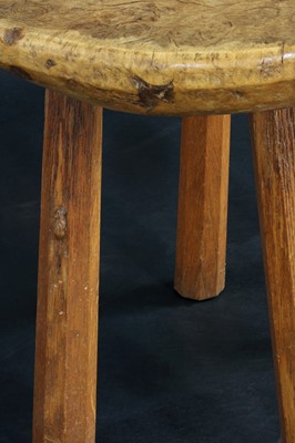 Lot 109 - A Robert 'Mouseman' Thompson burr oak table