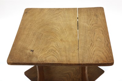 Lot 102 - A Cotswold School elm occasional table
