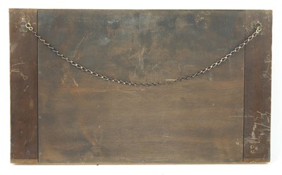 Lot 116 - An Art Deco maple and walnut wall mirror