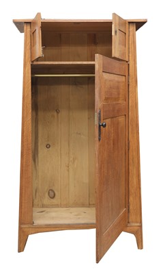 Lot 85 - A Heal and Son oak wardrobe