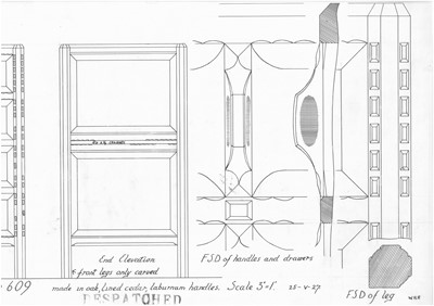 Lot 87 - A Gordon Russell 'Stow' oak chest of four drawers
