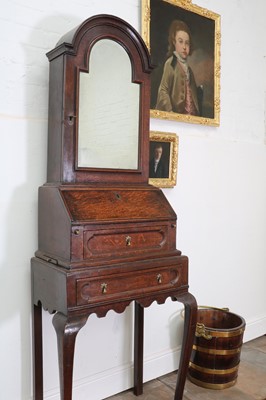 Lot 437 - A diminutive oak dressing bureau