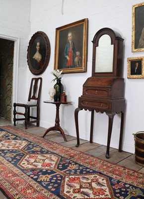 Lot 437 - A diminutive oak dressing bureau
