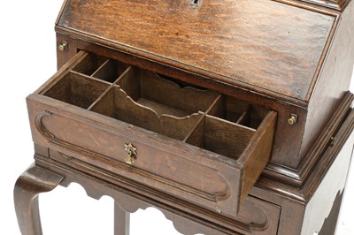 Lot 437 - A diminutive oak dressing bureau