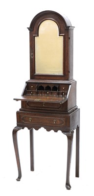 Lot 437 - A diminutive oak dressing bureau