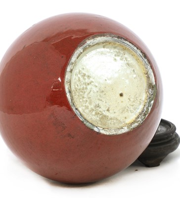 Lot 23 - A Chinese flambé-glazed bottle vase