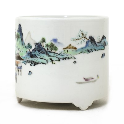 Lot 31 - A Chinese famille rose censer