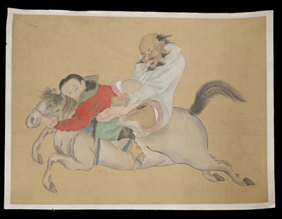 Lot 172 - A collection of five erotic paintings