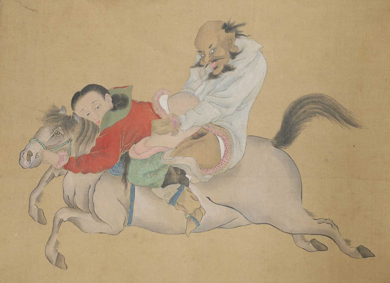 Lot 172 - A collection of five erotic paintings