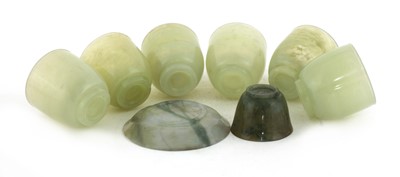 Lot 94 - A Chinese jade cup
