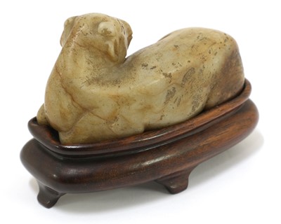 Lot 74 - A Chinese jade carving