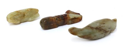 Lot 79 - A collection of three Chinese jade carvings