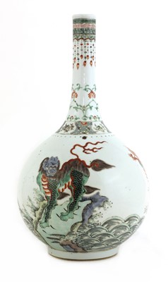 Lot 53 - A Chinese famille verte vase