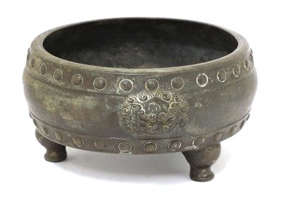 Lot 103 - A Chinese bronze censer
