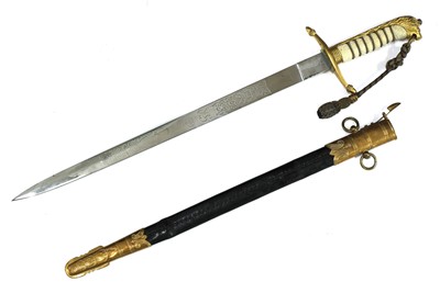 Lot 708 - A George VI Royal Navy midshipman's dirk