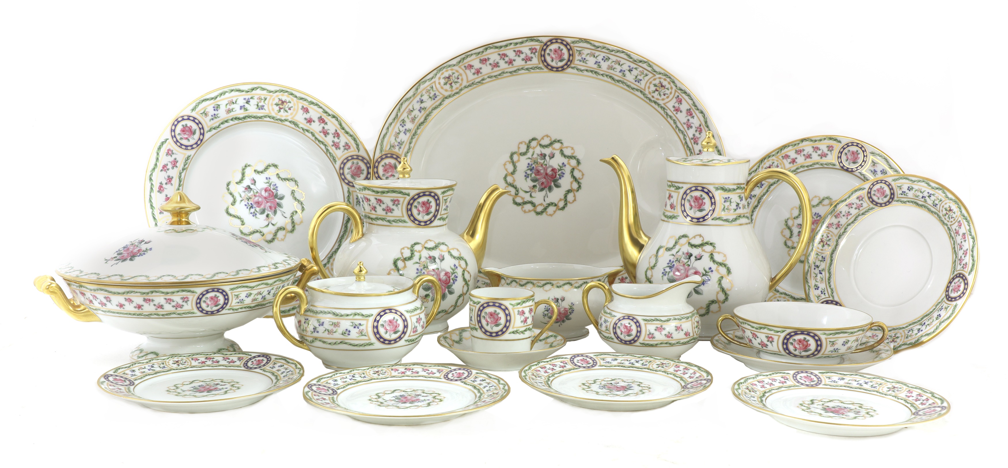 Lot 164 - A Haviland Limoges 'Louveciennes' part
