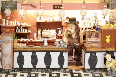 Lot 152 - A French bar scene diorama